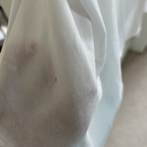 Coton Frais Long White Cotton Dress, Asymmetrical Hemline, Size M - Picture 10 of 10